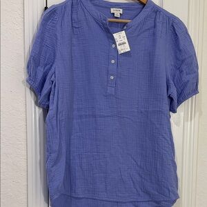 J. Crew Periwinkle Blue Blouse